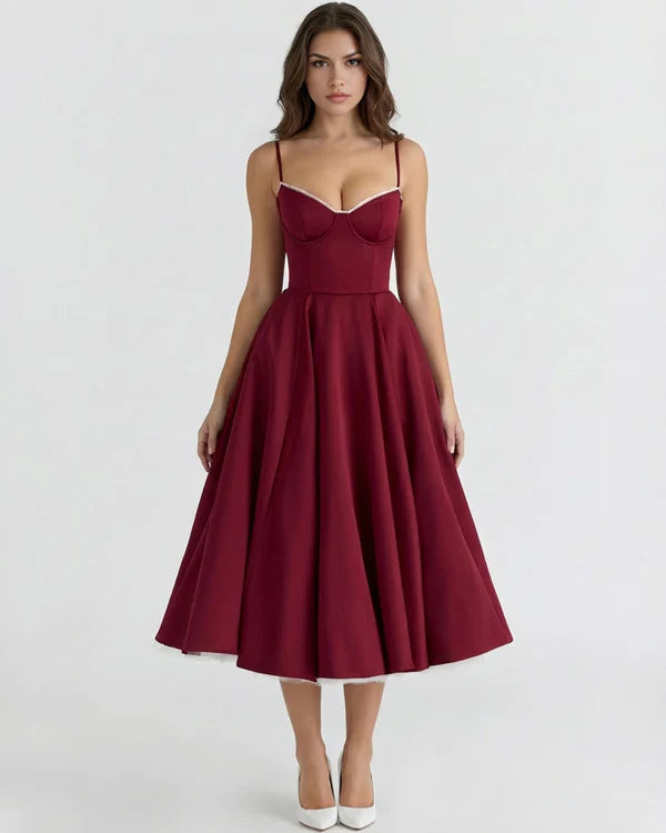 Selene | Elegant Midi Dress