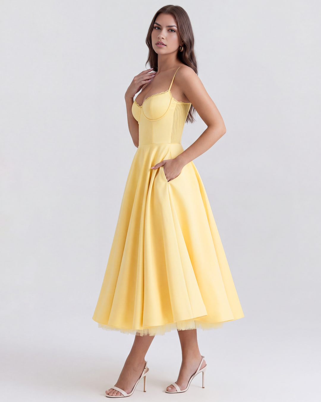 Selene | Elegant Midi Dress