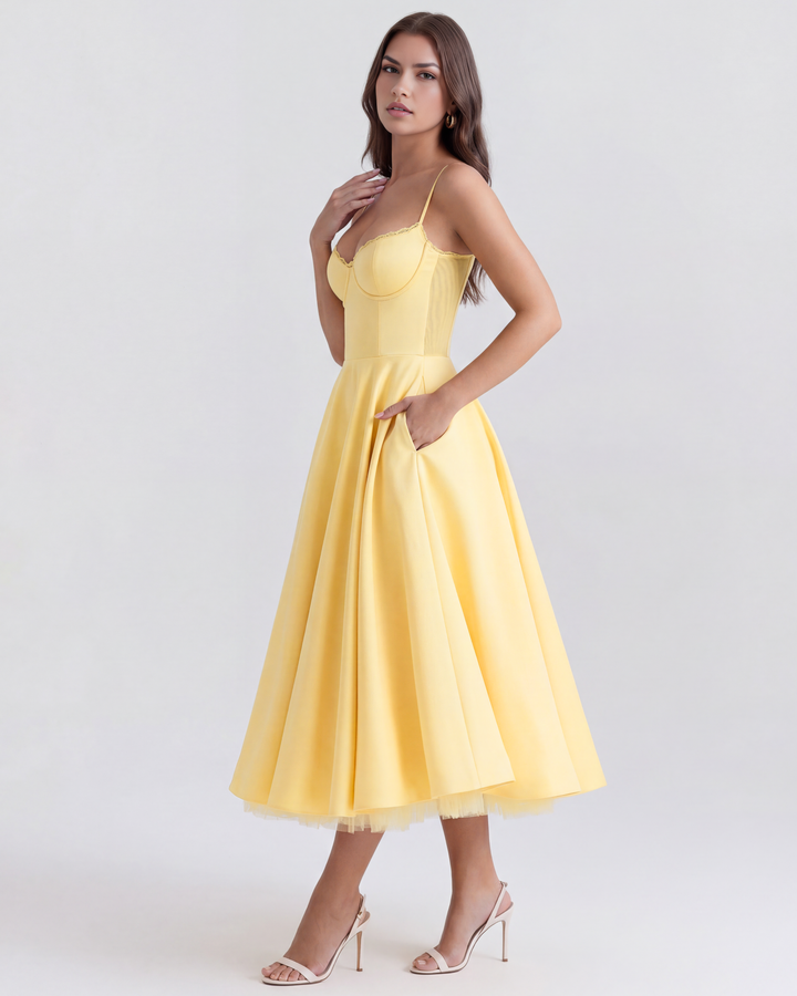 Selene | Elegant Midi Dress