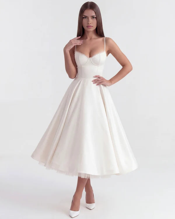 Selene | Elegant Midi Dress