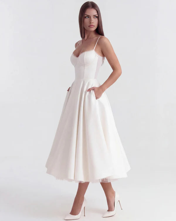 Selene | Elegant Midi Dress