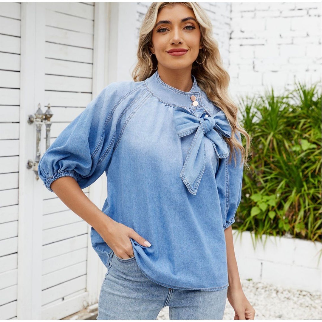 Tamara | Denim top