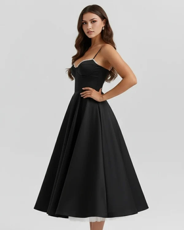 Selene | Elegant Midi Dress