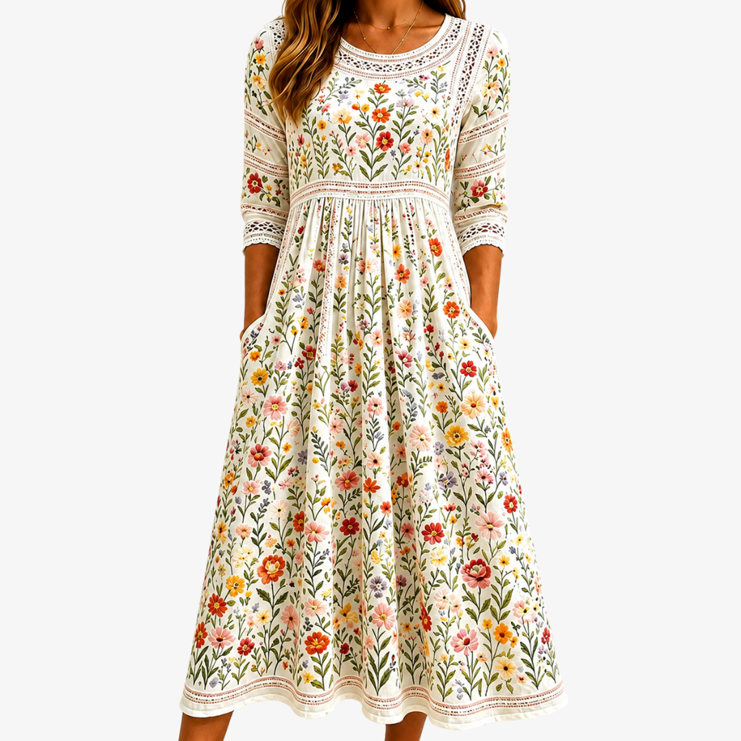 Garden Charm | Midi Dress