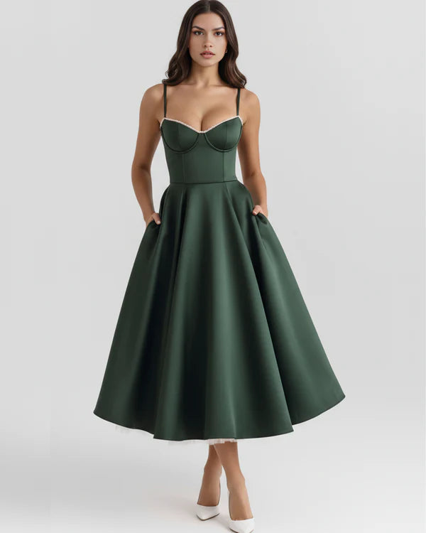 Selene | Elegant Midi Dress