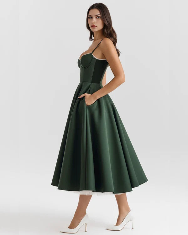 Selene | Elegant Midi Dress