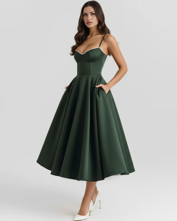 Selene | Elegant Midi Dress