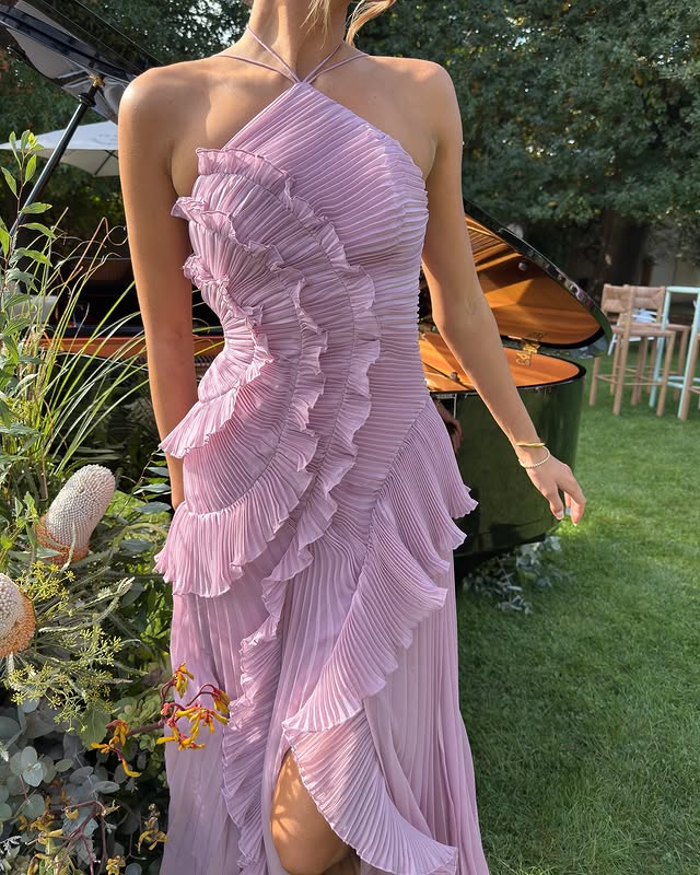 Emma Ruffle Maxi Dress