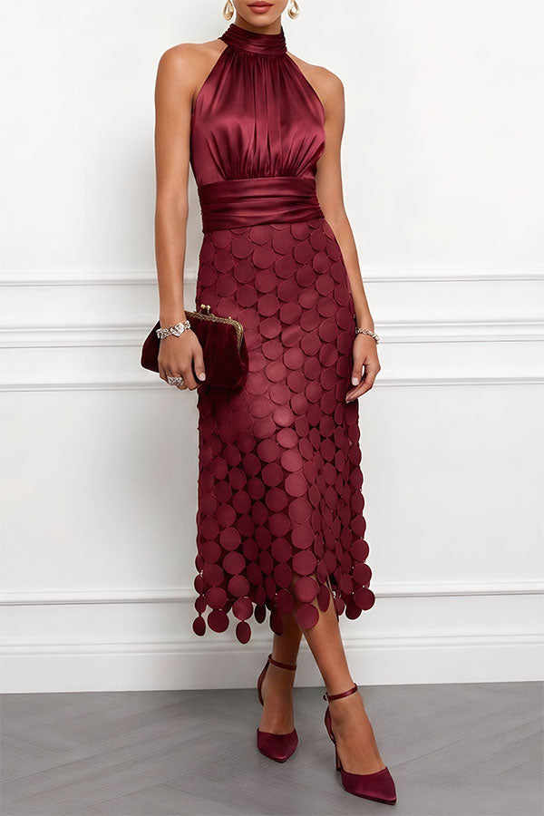 Celine | Elegant Midi Dress For Ceremonies