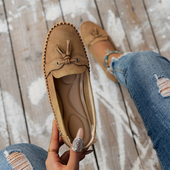 Nadine |  Mocassins classiques avec détail à franges