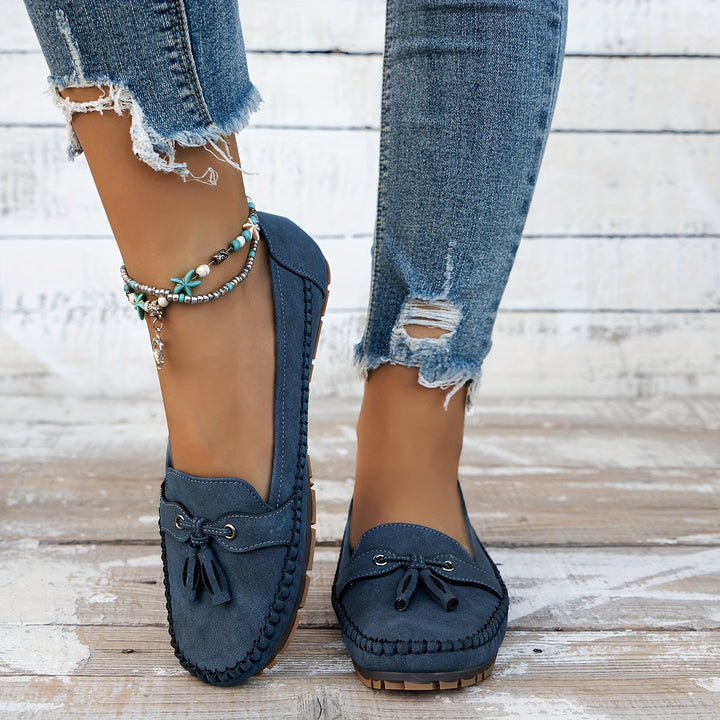 Nadine |  Mocassins classiques avec détail à franges