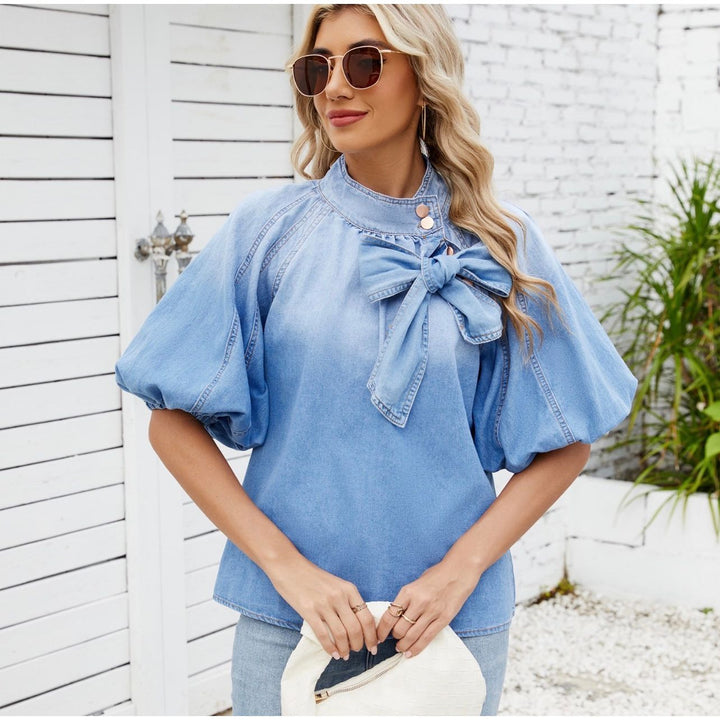 Tamara | Denim top
