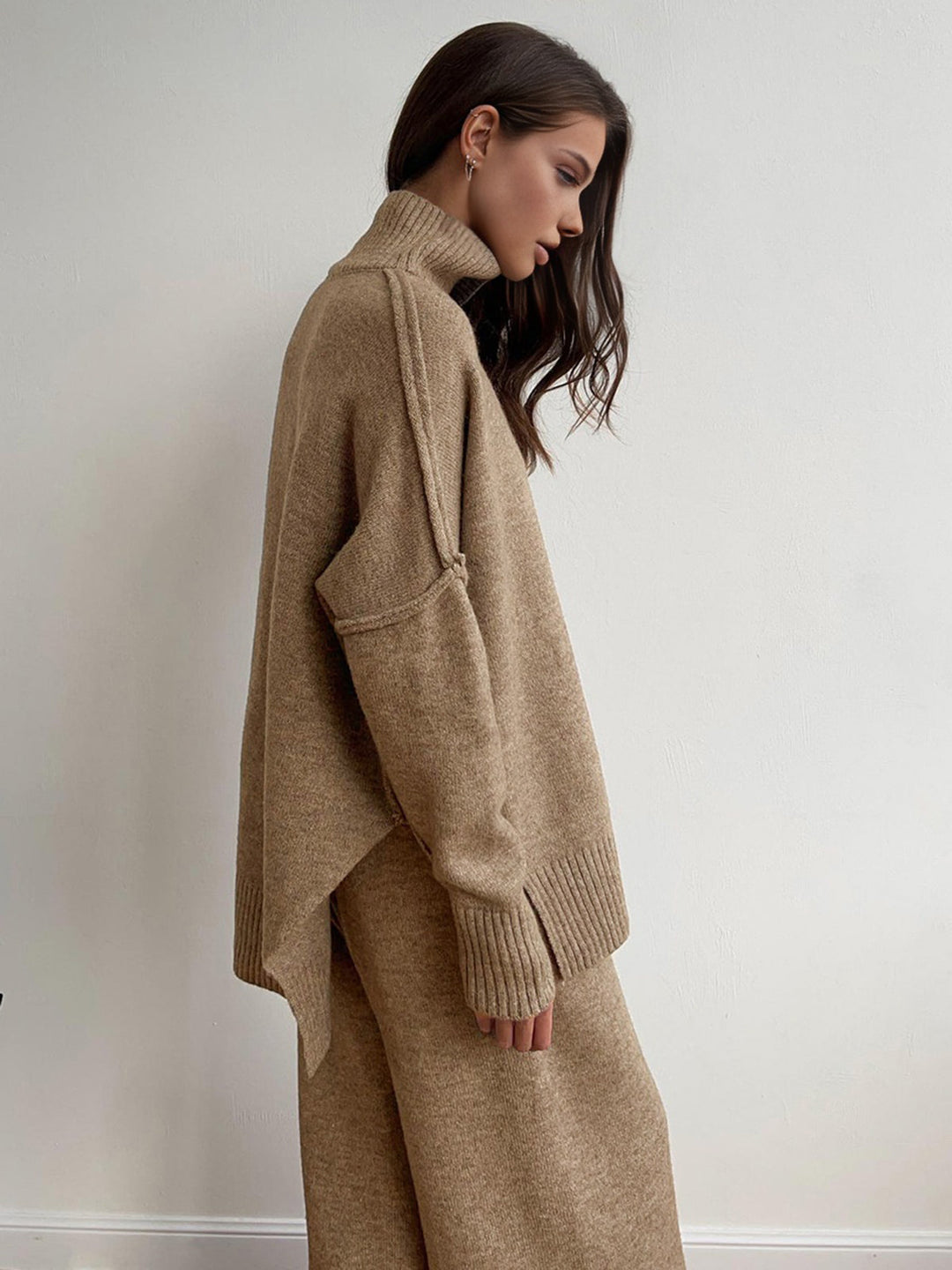 Amelia | Soft Knit Turtleneck Lounge Set
