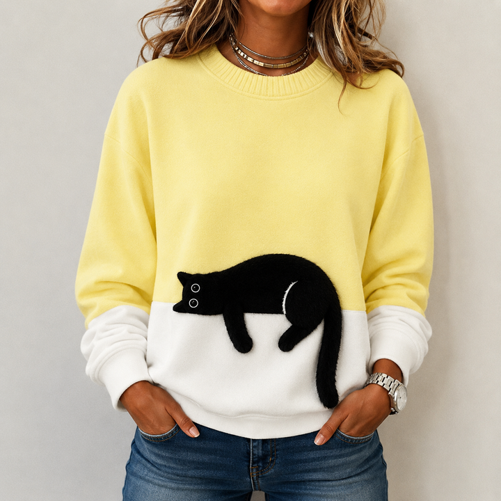Soft Cat Graphic Jumper