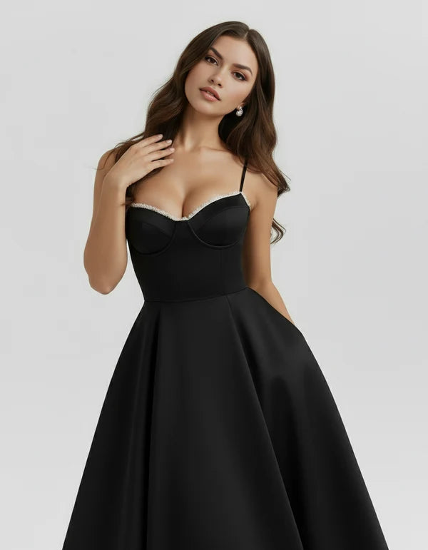 Selene | Elegant Midi Dress
