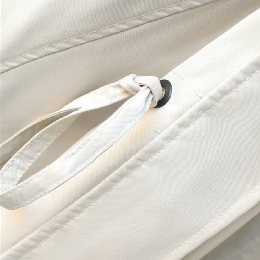 Laluna | Modern Two-Tone Trench Coat