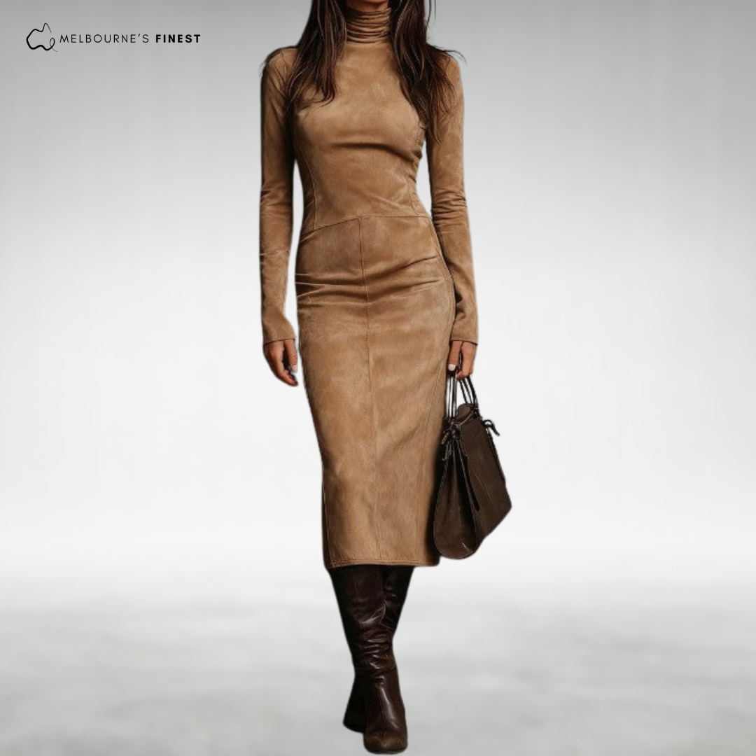 Victoria™ Elegant Midi Dress