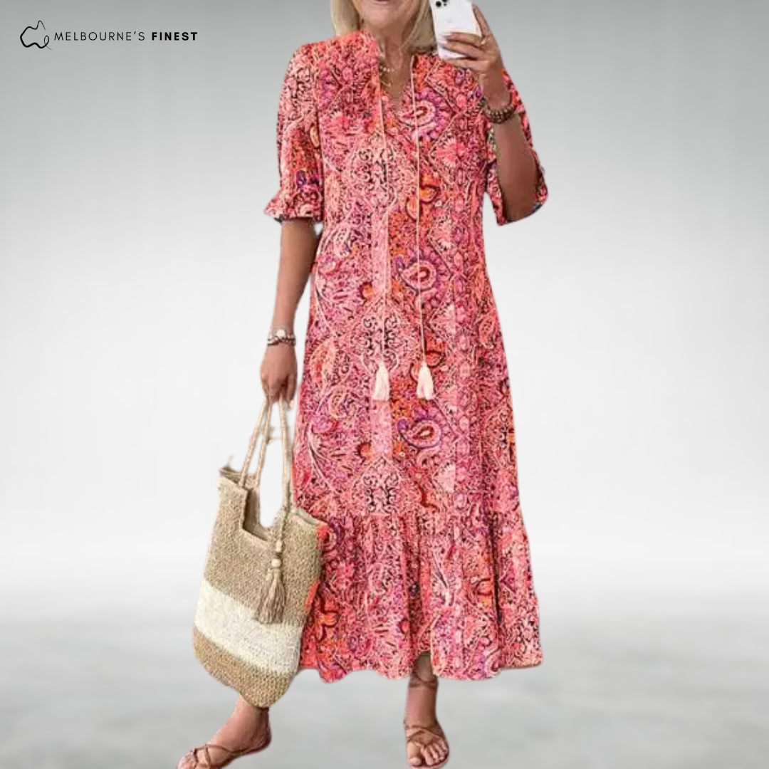 Verena™ Elegant Boho Maxi Dress
