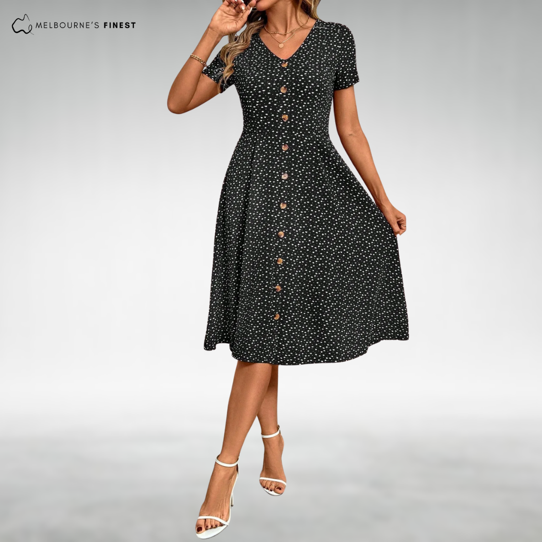 Abby™ Elegant Midi Dress