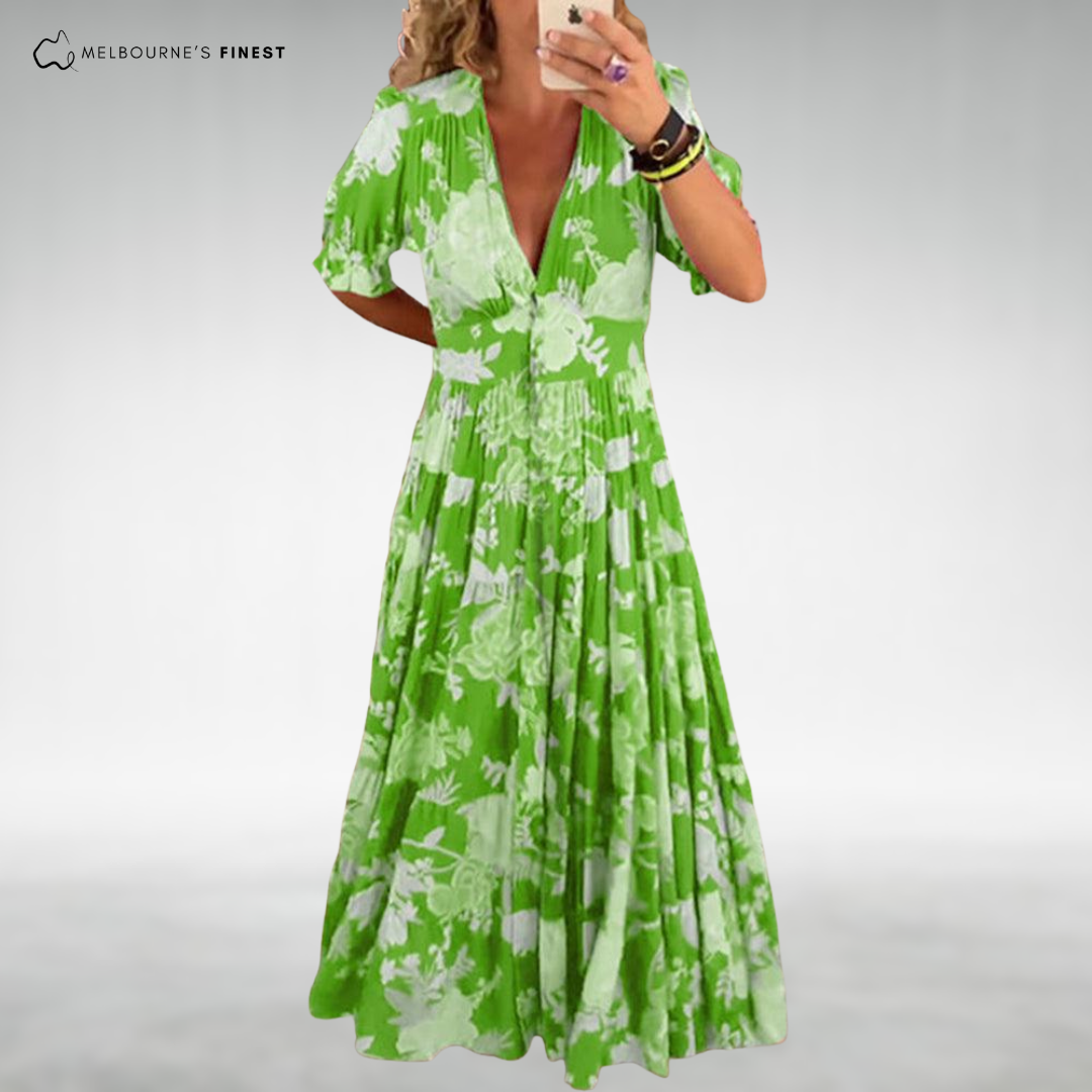 Luna™ Boho Floral Maxi Dress