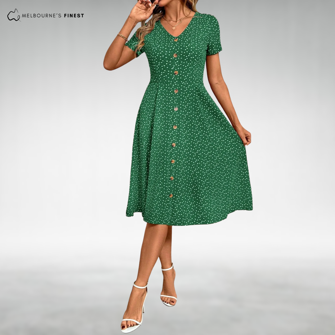 Abby™ Elegant Midi Dress