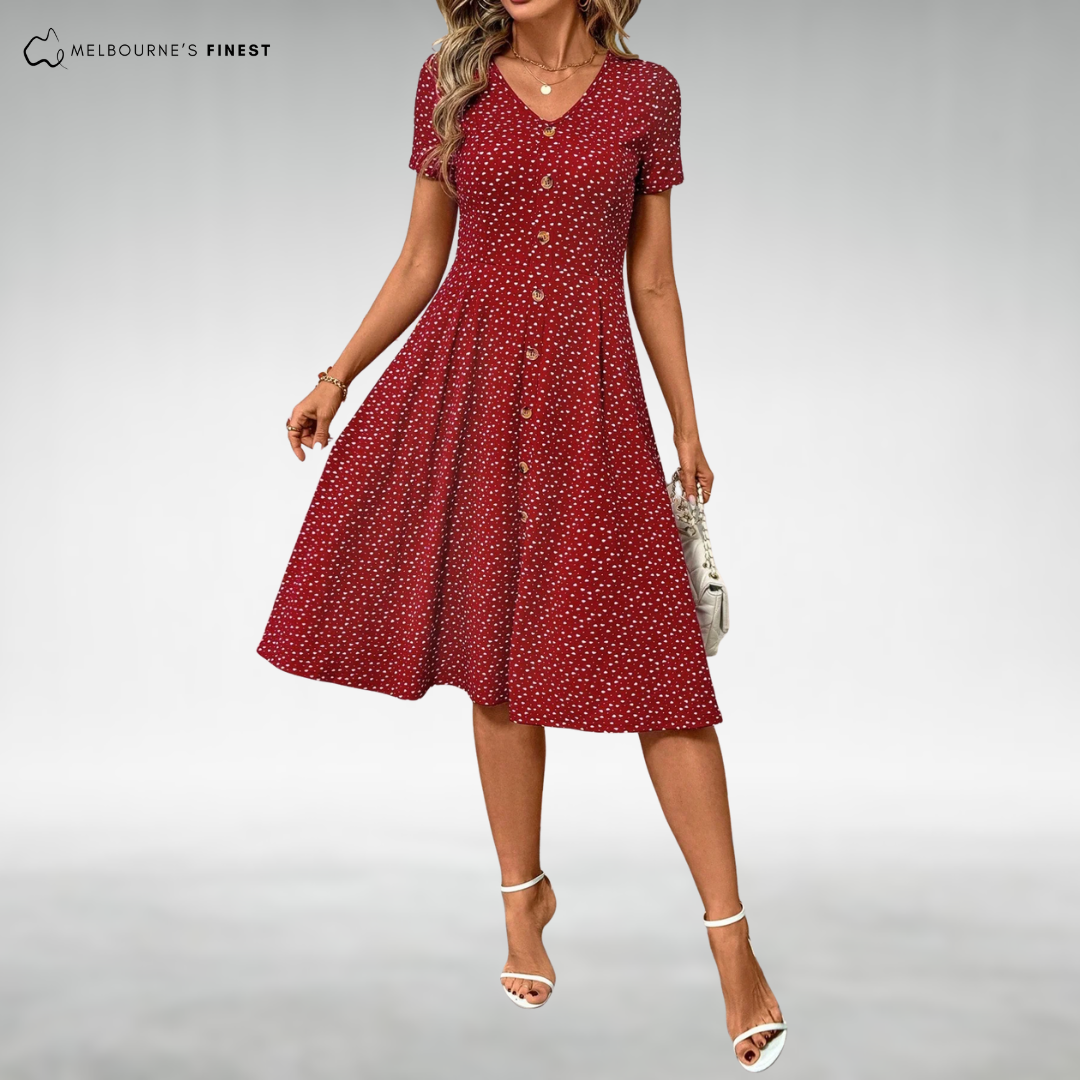Abby™ Elegant Midi Dress
