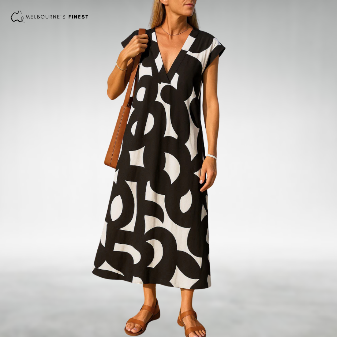 River™ V-Neck Maxi Dress