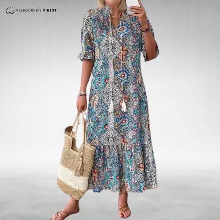 Verena™ Elegant Boho Maxi Dress