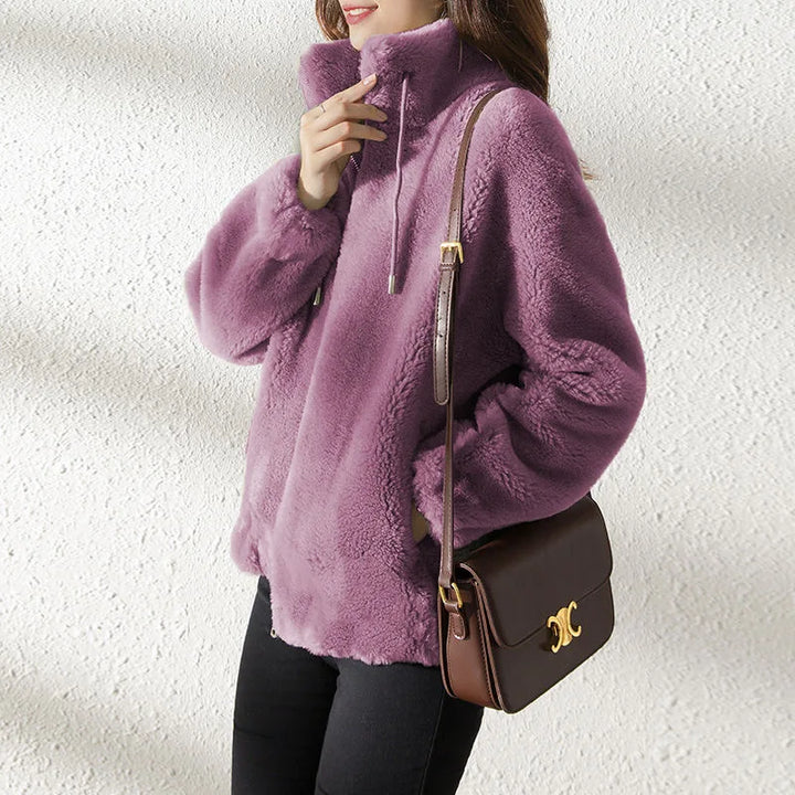 Mila | Plush Teddy Zip Jacket