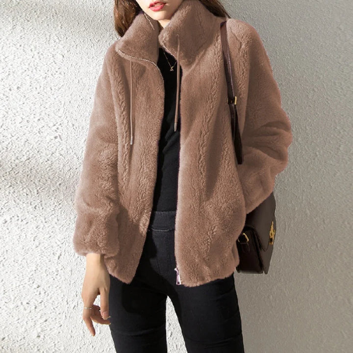 Mila | Plush Teddy Zip Jacket