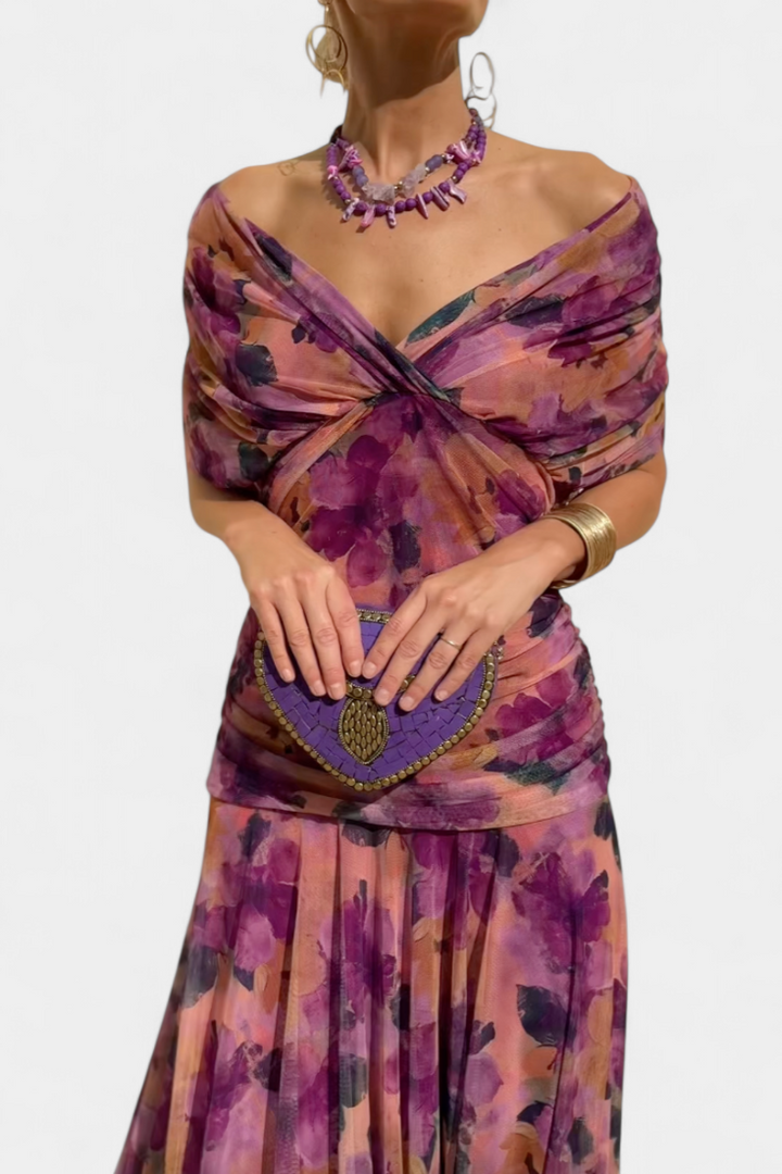 Alizée™ — Airy Grace Floral Dress