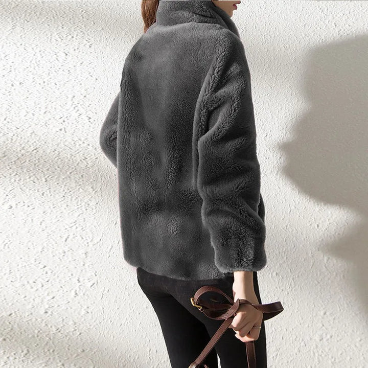 Mila | Plush Teddy Zip Jacket