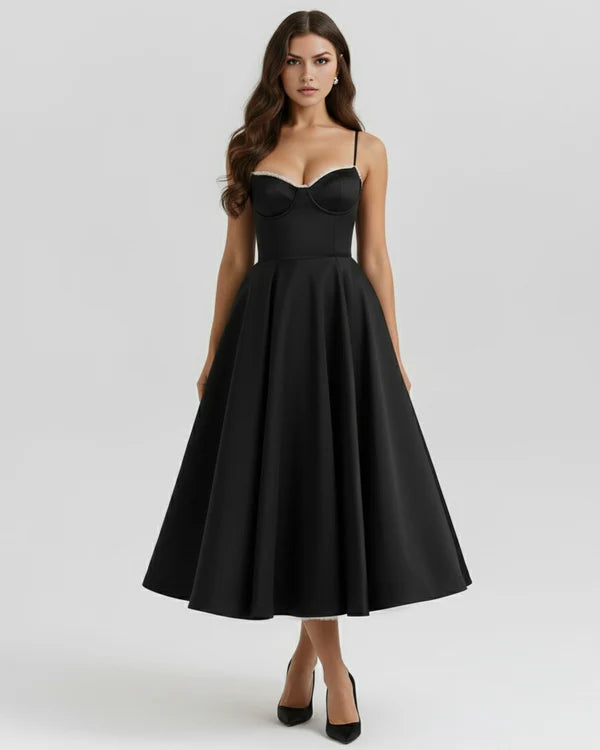 Selene | Elegant Midi Dress
