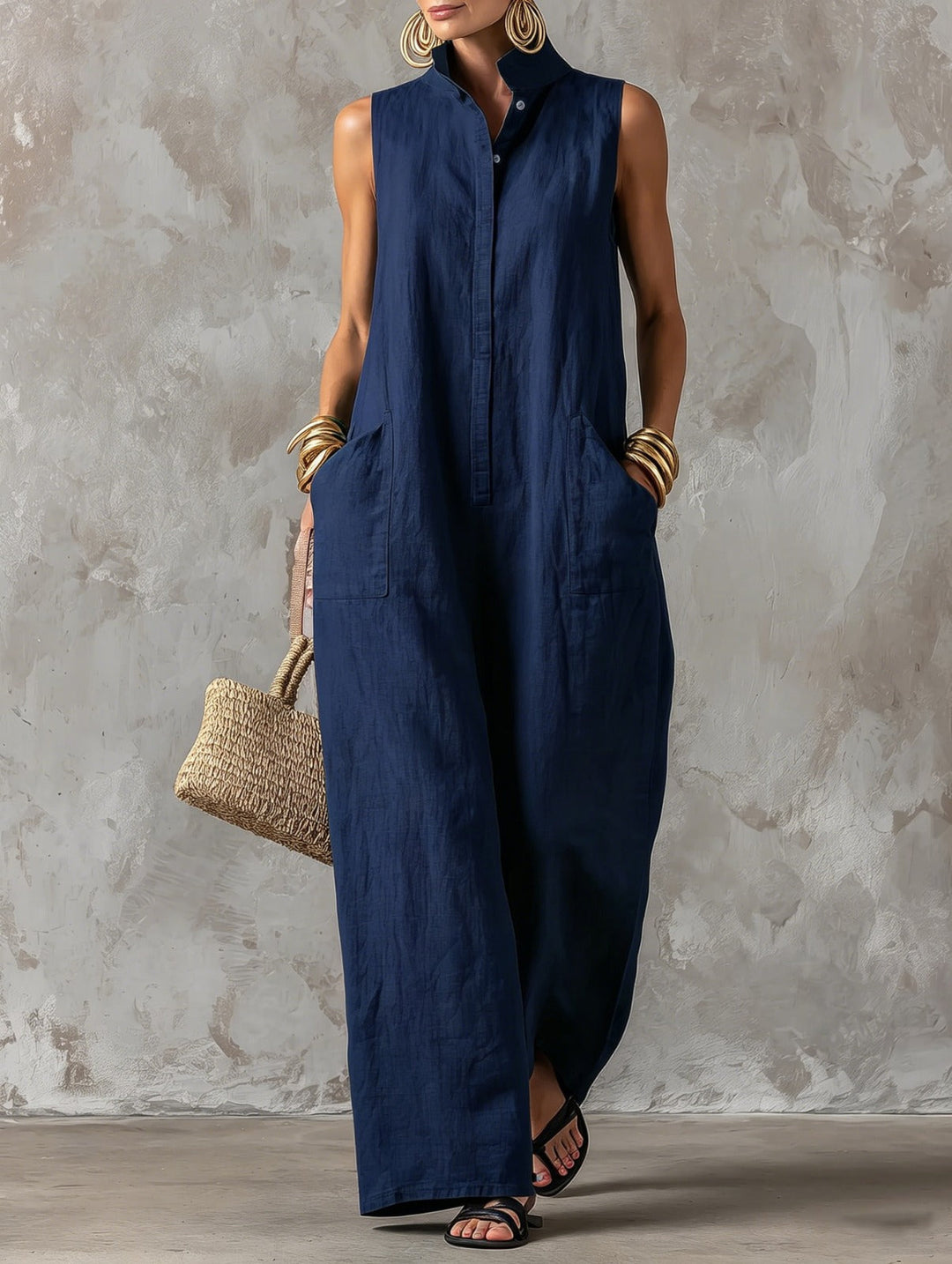 Claire | Minimalist Loose-Fit Jumpsuit