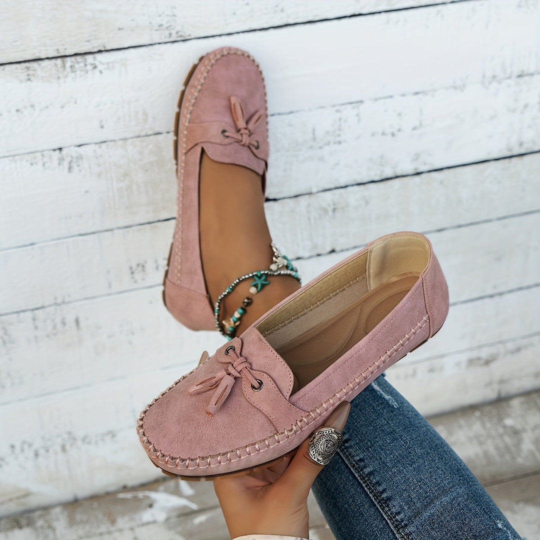 Nadine |  Mocassins classiques avec détail à franges