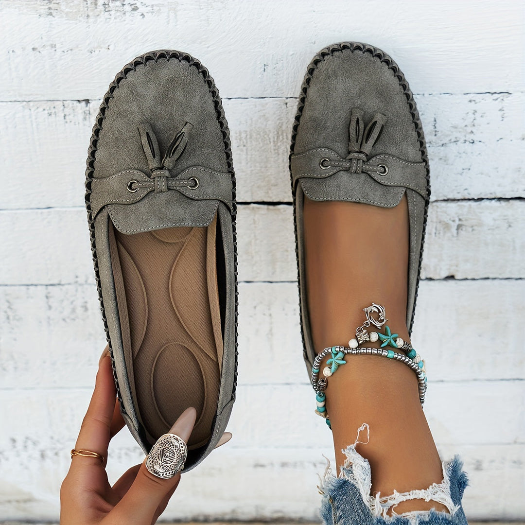 Nadine |  Mocassins classiques avec détail à franges