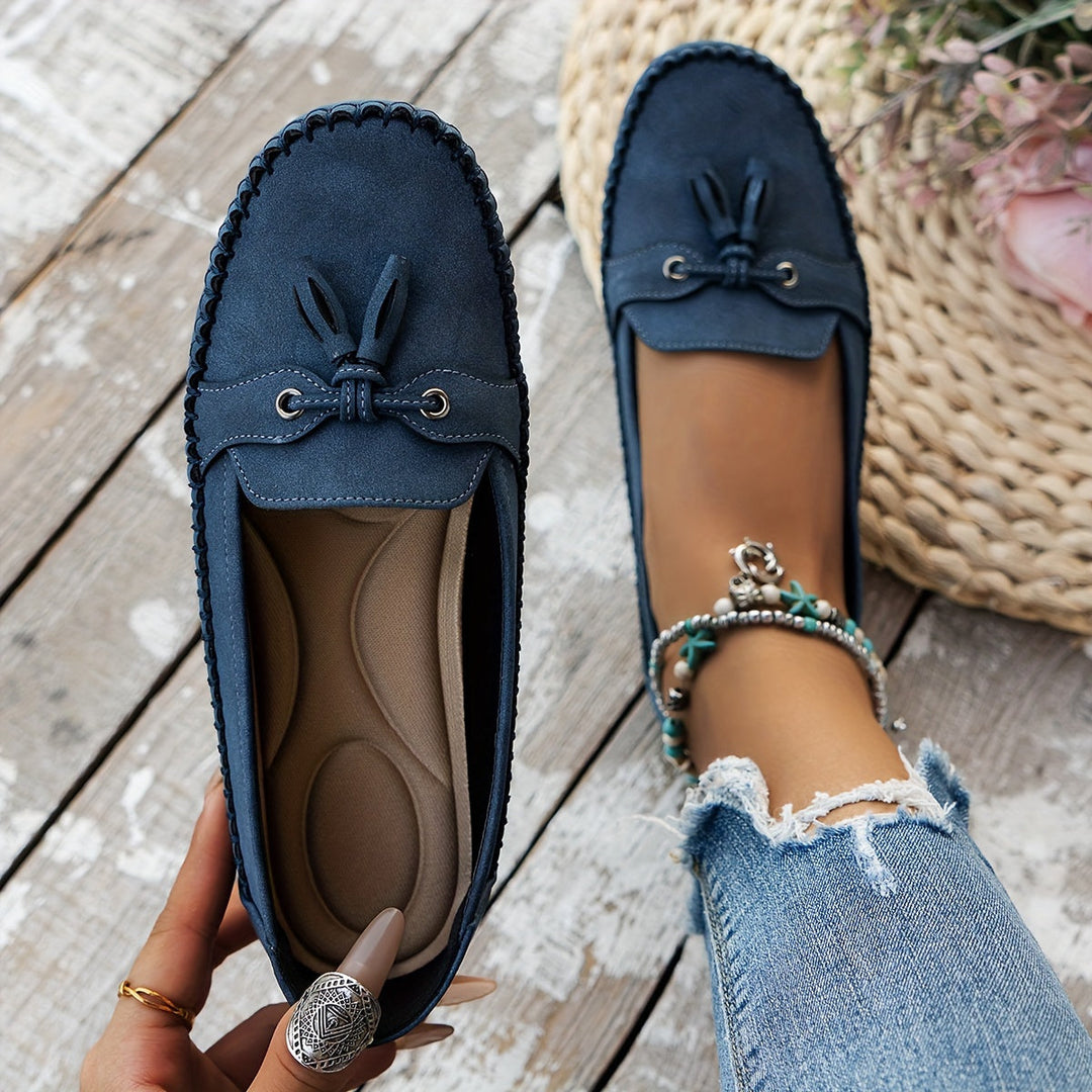 Nadine |  Mocassins classiques avec détail à franges