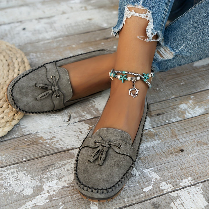 Nadine |  Mocassins classiques avec détail à franges