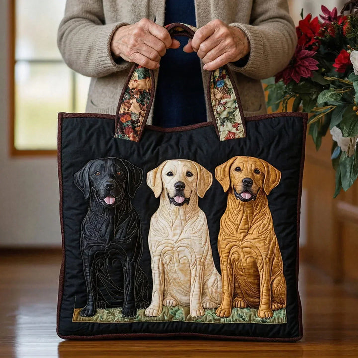 Artisanal Tote Bag - Three Labradors