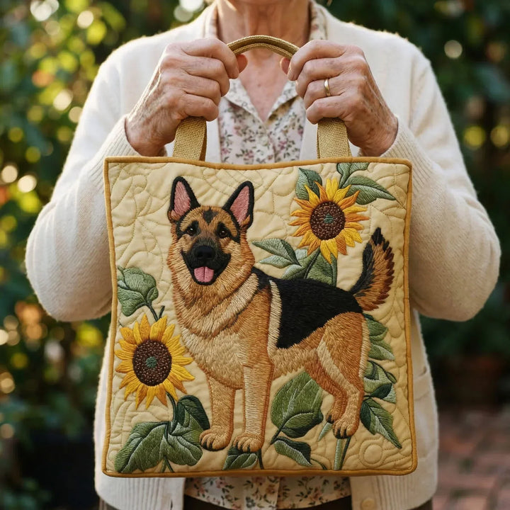 Artisan Bag - Floral German Shepherd