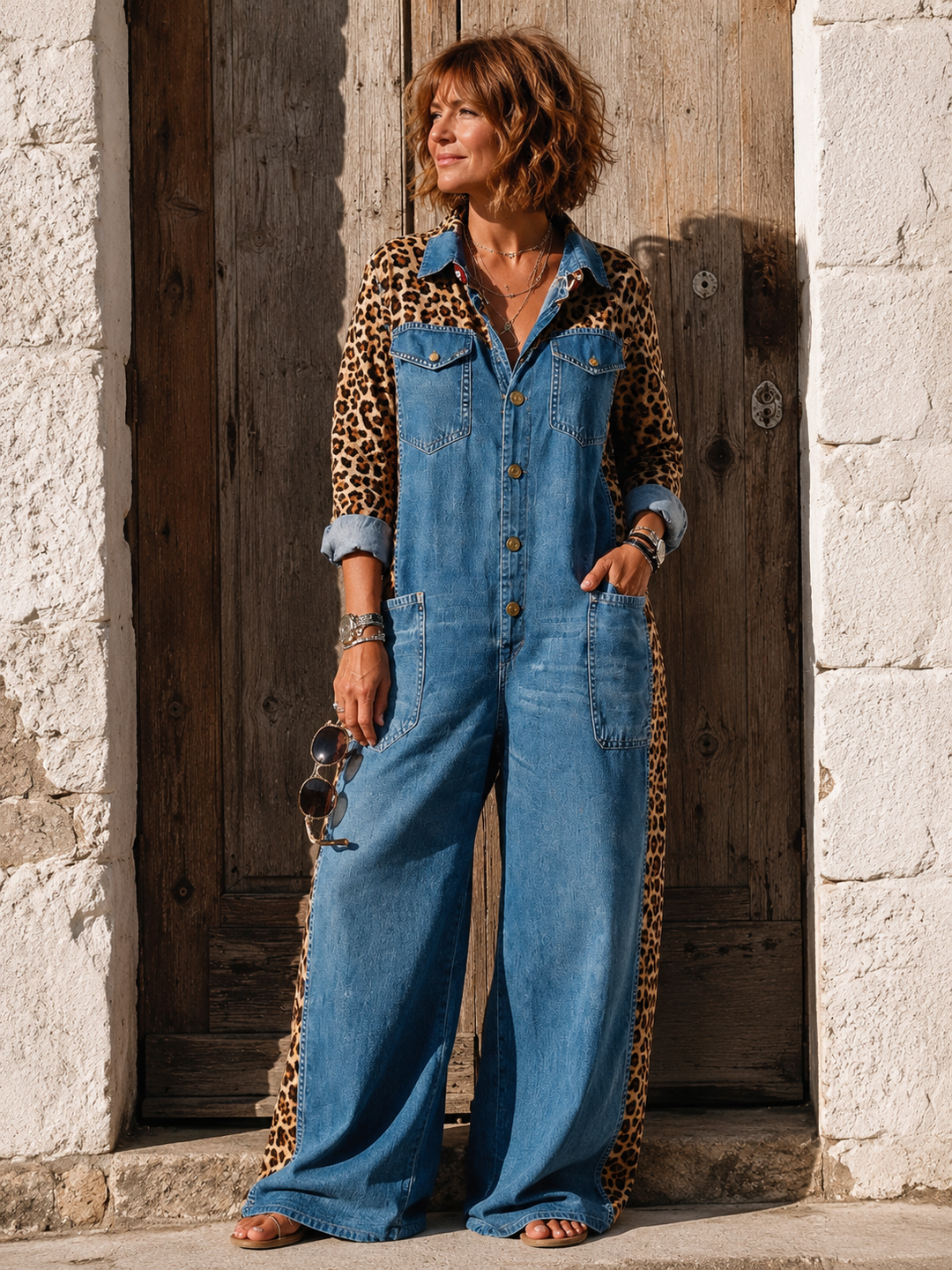 Amanda | Combinaison Effet Denim