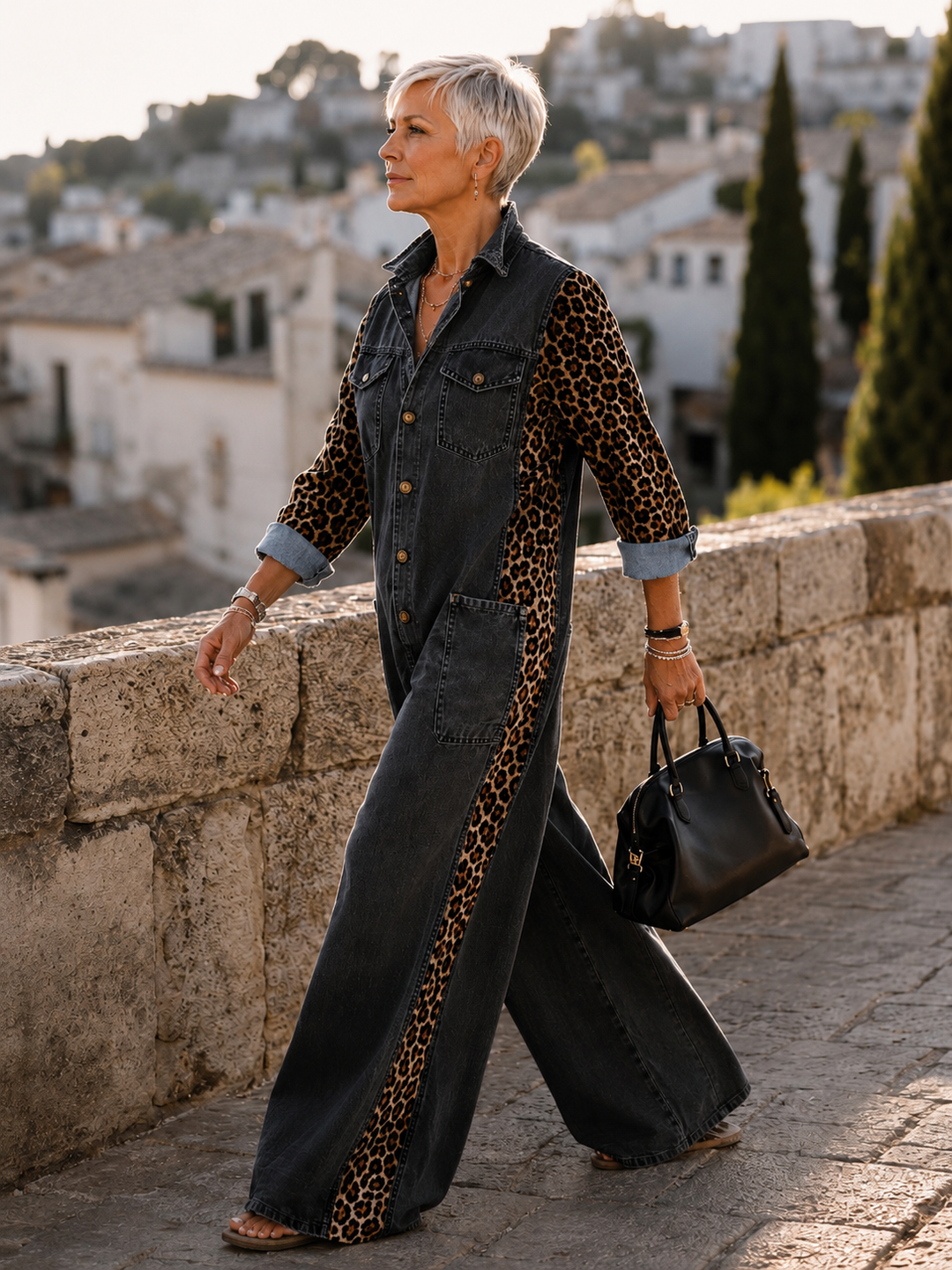 Amanda | Combinaison Effet Denim