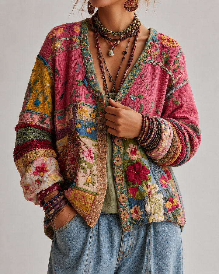Milla| Boho Knit Jacket