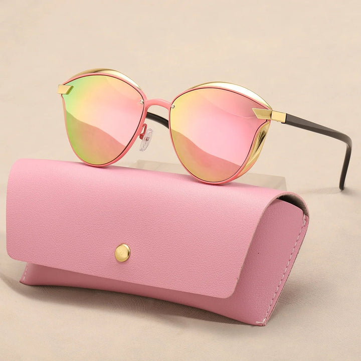 Runa | Polarised Cat-Eye Sunglasses with Case