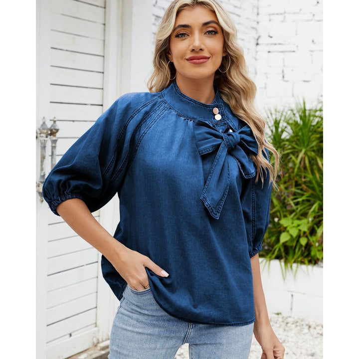 Tamara | Denim top