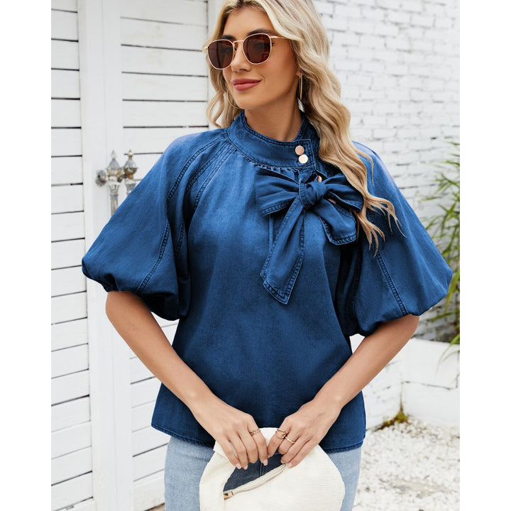 Tamara | Denim top
